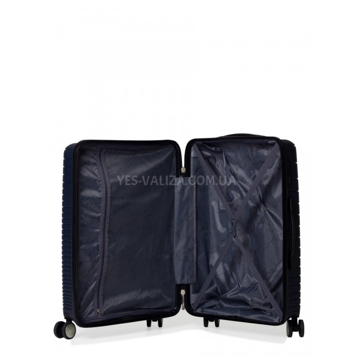 Валіза середня M поліпропілен синя 65х44х27см/69л/3.8кг/Madisson 33703, фото 10