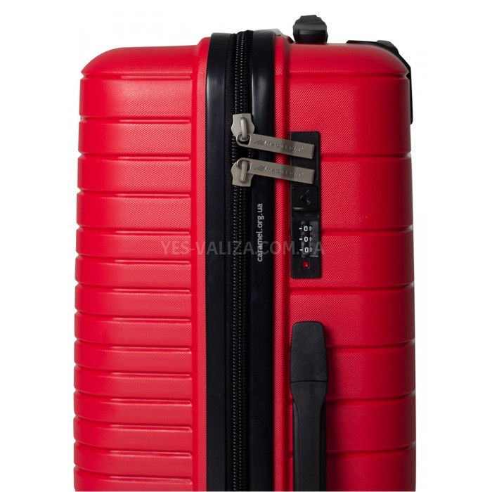 Валіза ручна поклажа S поліпропілен червона 55х38х20/36л/2.7кгMadisson, фото 8