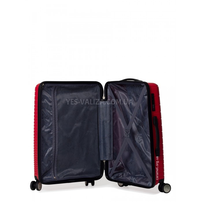 Чемодан ручная кладь S полипропилен красный 55х38х20/36л/2.7кгMadisson, фото 10