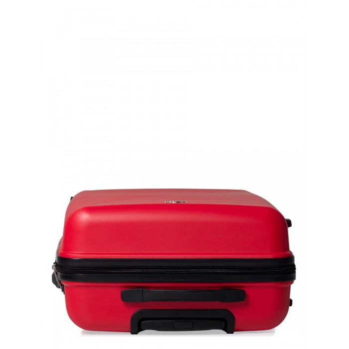 Валіза середня M поліпропілен червона 65х44х27/69л/3.8кг/Madison 33703, фото 6