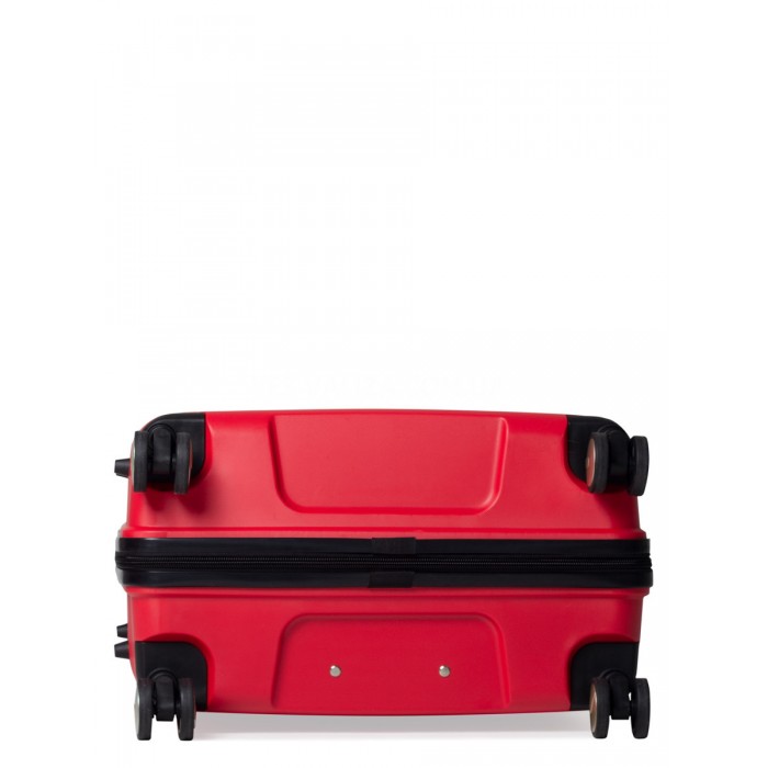 Чемодан большой L полипропилен красный 75х50х30/101л/4.6кгMadison33703, фото 7