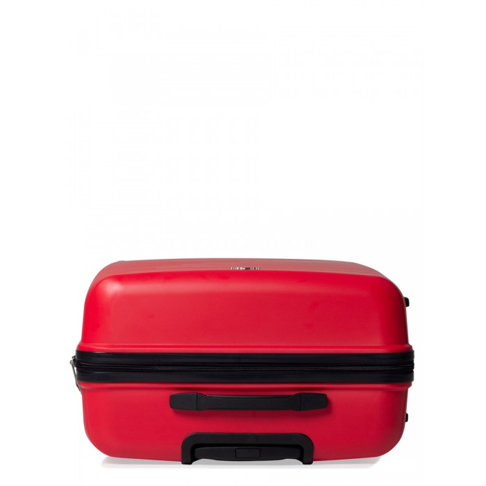 Чемодан большой L полипропилен красный 75х50х30/101л/4.6кгMadison33703, фото 6