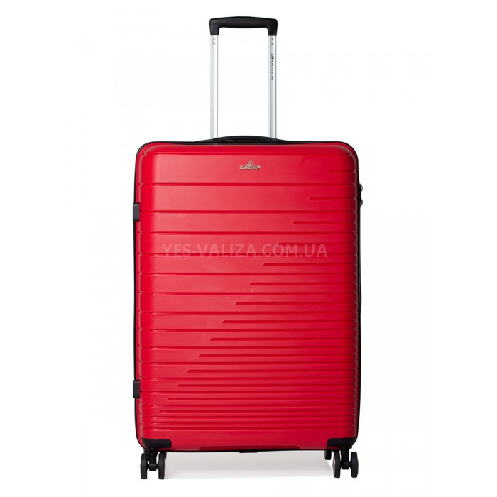 Чемодан большой L полипропилен красный 75х50х30/101л/4.6кгMadison33703, фото 2