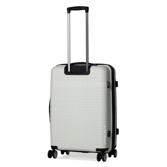 Валіза середня M поліпропілен біла 65х44х27см/69л/3.8кг/Madisson 33703, фото 3