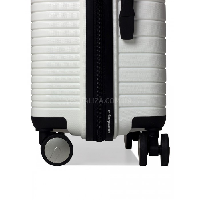 Валіза середня M поліпропілен біла 65х44х27см/69л/3.8кг/Madisson 33703, фото 9