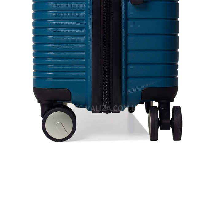 Валіза ручна поклажа S поліпропілен бірюза 55х38х20/36л/2.7кг/Madisson, фото 9