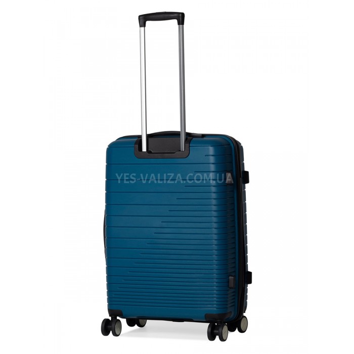 Валіза середня M поліпропілен бірюза 65х44х27/69л/3.8кг/Madisson 33703, фото 3