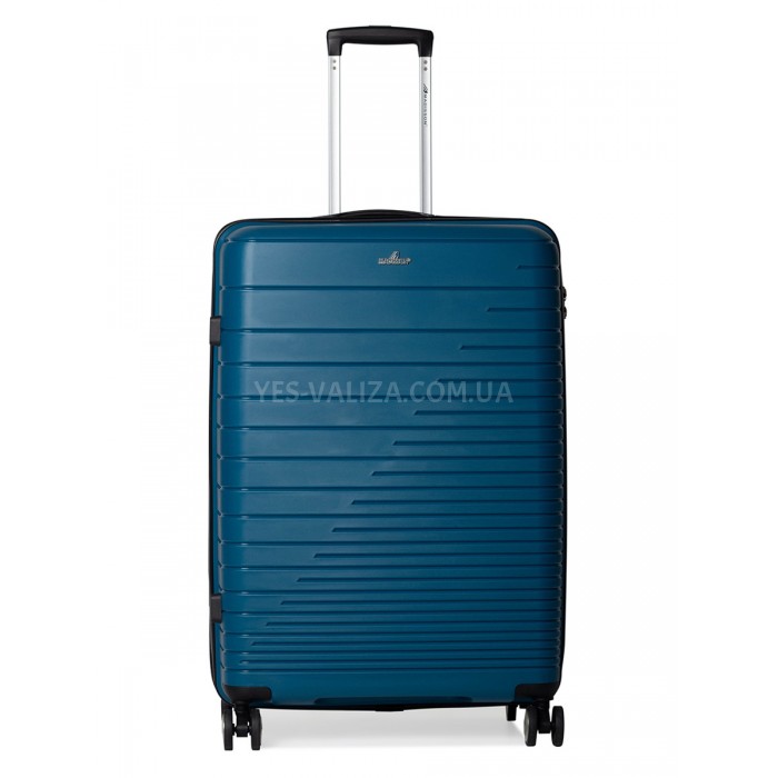 Чемодан большой L полипропилен бирюза 75х50х30/101л/4.6кг/Madison33703, фото 2