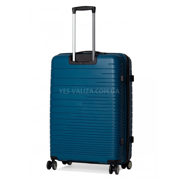 Чемодан большой L полипропилен бирюза 75х50х30/101л/4.6кг/Madison33703, фото 3