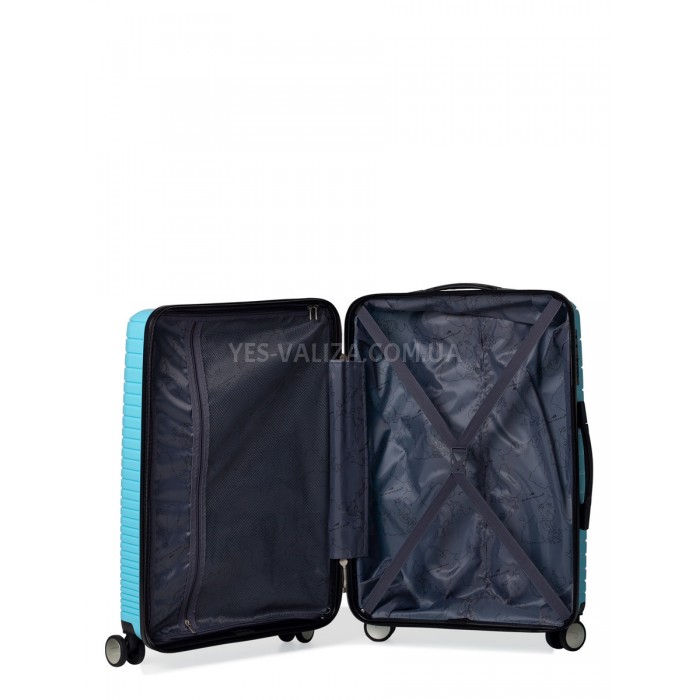 Валіза ручна поклажа S поліпропілен блакитна 55х38х20/36л/2.7/Madisson, фото 10