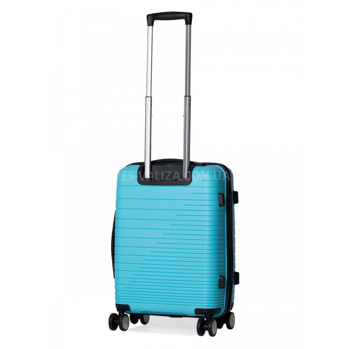 Чемодан ручная кладь S полипропилен голубой 55х38х20/36л/2.7кгMadisson, фото 3