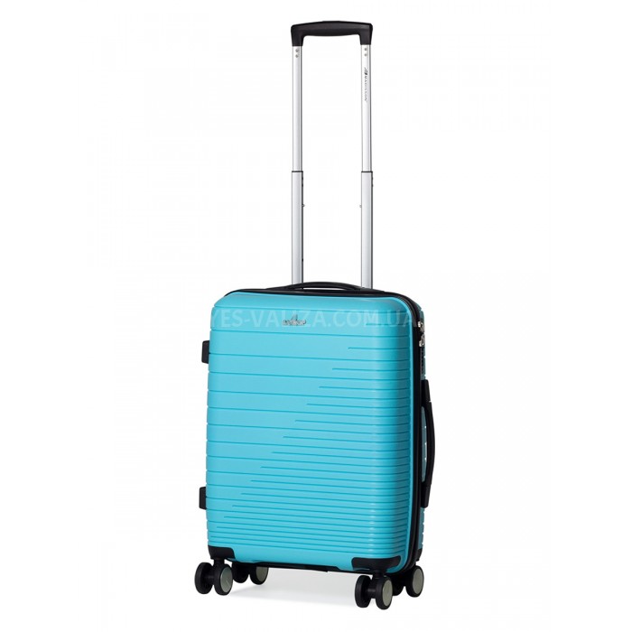 Валіза ручна поклажа S поліпропілен блакитна 55х38х20/36л/2.7/Madisson, фото 1