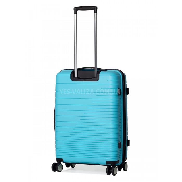 Чемодан средний M полипропилен голубой 65х44х27/69л/3.8кг/Madison33703, фото 3