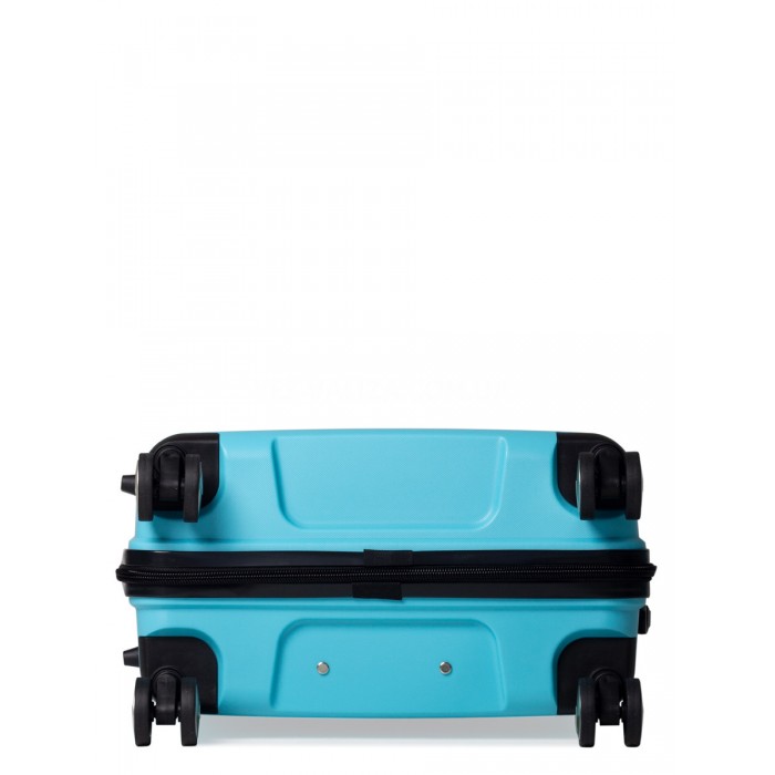 Чемодан средний M полипропилен голубой 65х44х27/69л/3.8кг/Madison33703, фото 7