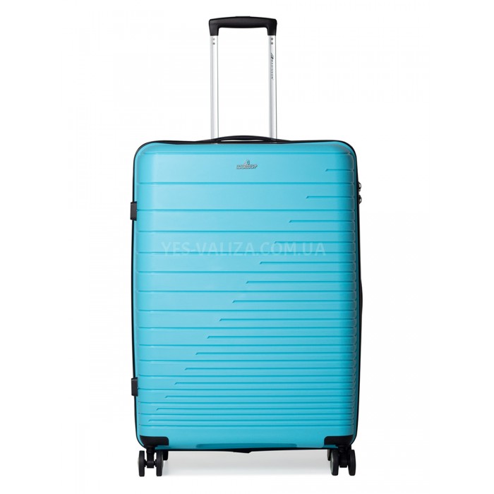 Чемодан большой L полипропилен голубой 75х50х30/101л/4.6кгMadison33703, фото 2