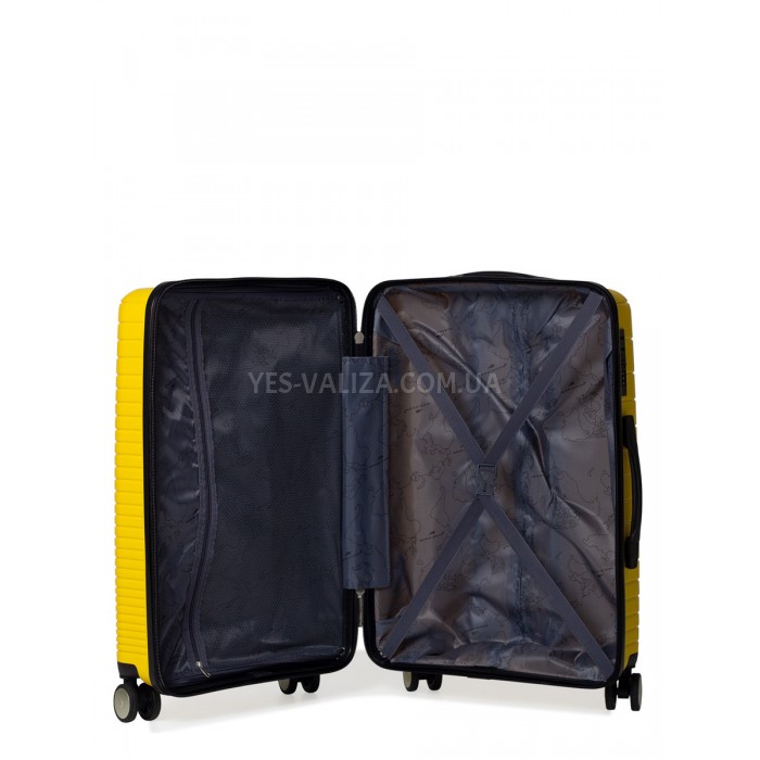 Чемодан большой L полипропилен жёлтый 75х50х30/101л/4.6кгMadisson33703, фото 9