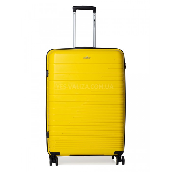 Чемодан большой L полипропилен жёлтый 75х50х30/101л/4.6кгMadisson33703, фото 2