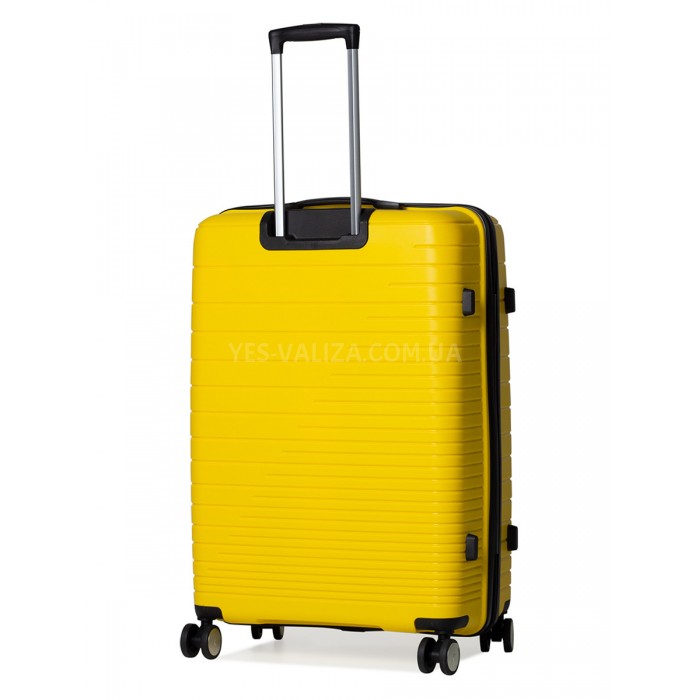 Чемодан большой L полипропилен жёлтый 75х50х30/101л/4.6кгMadisson33703, фото 3