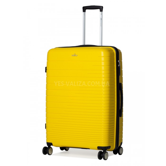 Чемодан большой L полипропилен жёлтый 75х50х30/101л/4.6кгMadisson33703, фото 1