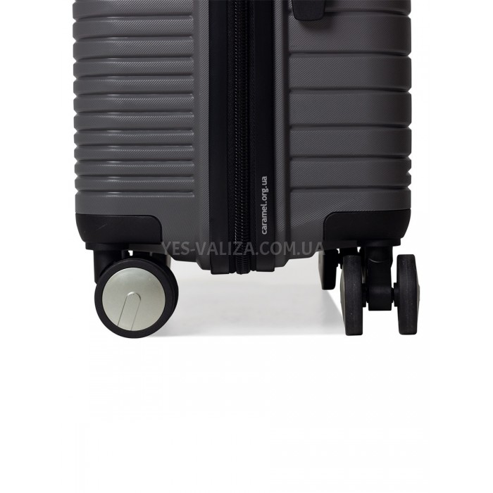 Чемодан ручная кладь S полипропилен серый 55х38х20/36л/2.7кг/Madisson, фото 9