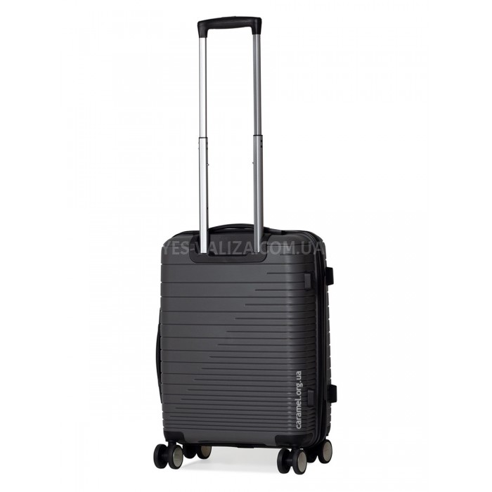 Валіза ручна поклажа S поліпропілен сіра 55х38х20см/36л/2.7кг/Madisson, фото 3