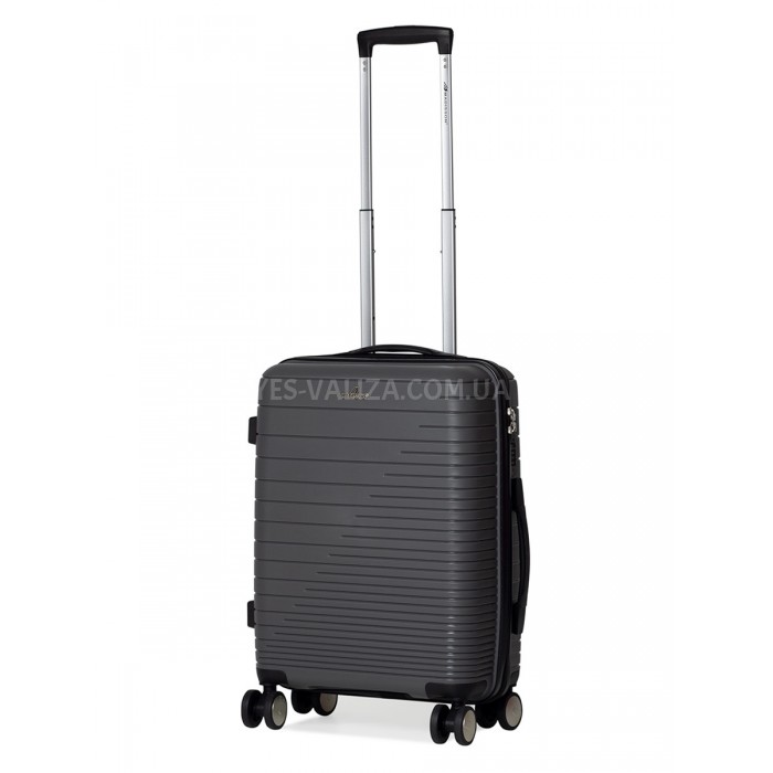 Валіза ручна поклажа S поліпропілен сіра 55х38х20см/36л/2.7кг/Madisson, фото 1