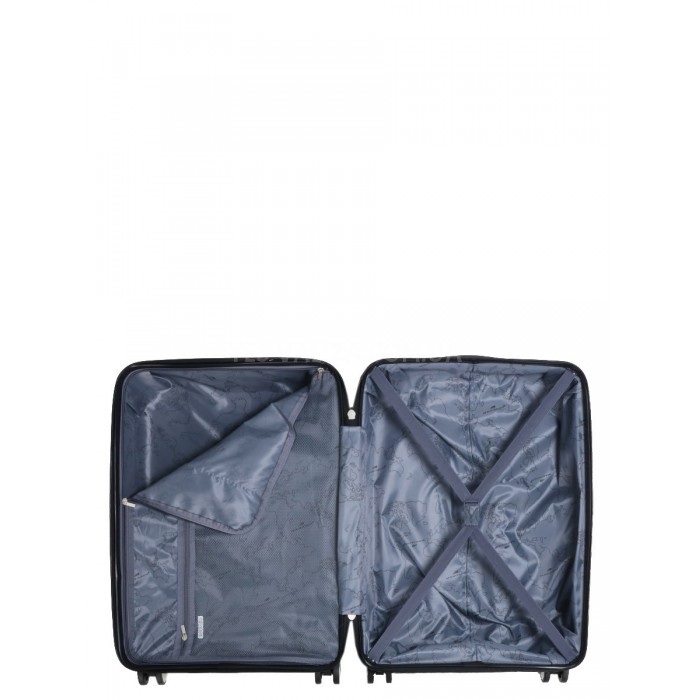 Валіза середня M поліпропілен сіра 65х44х27см/69л/3.8кг/Madisson 33703, фото 9