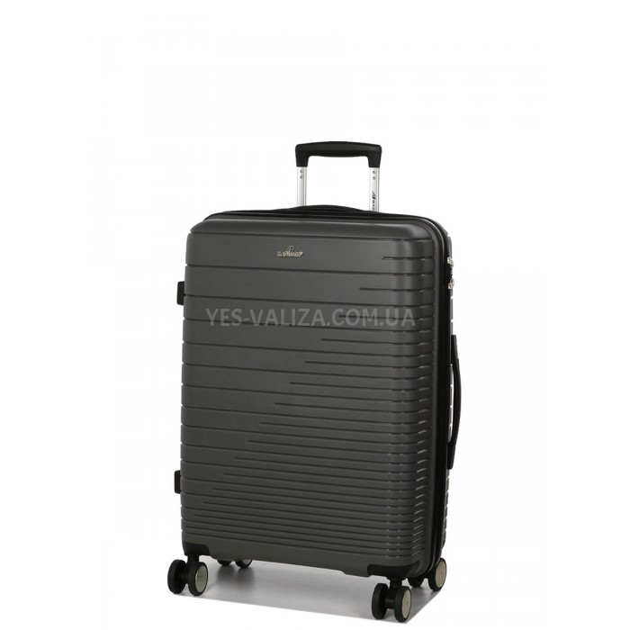 Валіза середня M поліпропілен сіра 65х44х27см/69л/3.8кг/Madisson 33703, фото 2