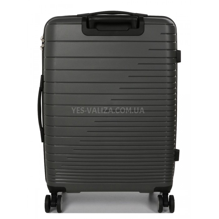 Валіза середня M поліпропілен сіра 65х44х27см/69л/3.8кг/Madisson 33703, фото 4