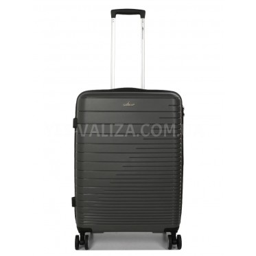 Валіза середня M поліпропілен сіра 65х44х27см/69л/3.8кг/Madisson 33703