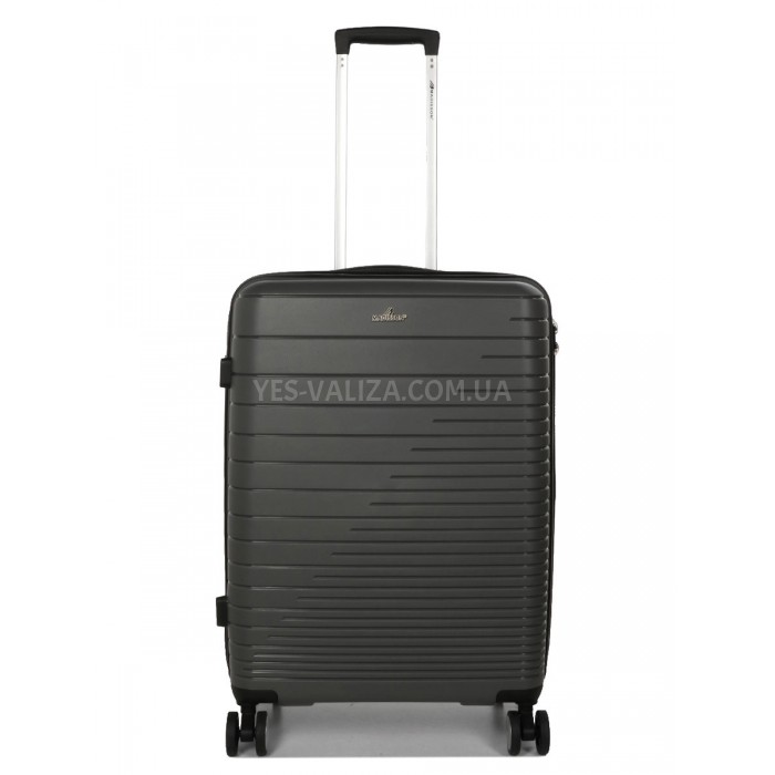 Валіза середня M поліпропілен сіра 65х44х27см/69л/3.8кг/Madisson 33703, фото 1