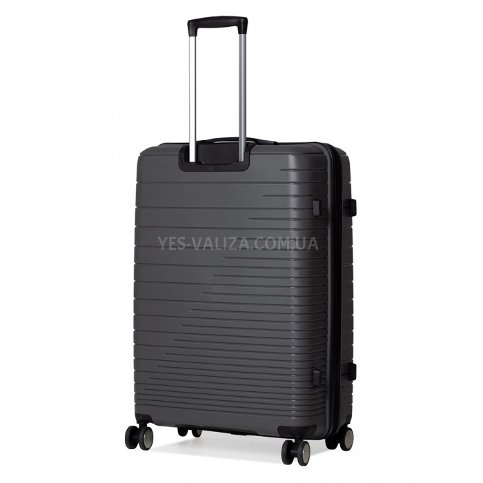 Чемодан большой L полипропилен серый 75х50х30/101л/4.6кг/Madison 33703, фото 3