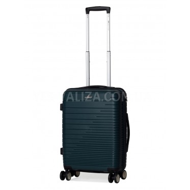 Чемодан ручная кладь S полипропилен зелёный 55х38х20/36л/2.7кгMadisson