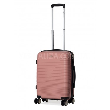 Валіза ручна поклажа S поліпропілен пудра 55х38х20/36л/2.7кг/Madisson