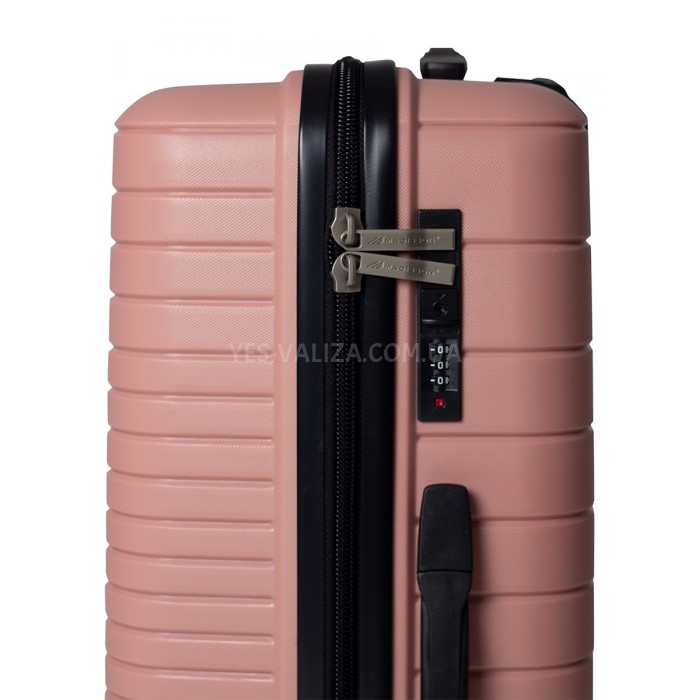 Чемодан большой L полипропилен пудра 75х50х30/101л/4.6кг/Madison 33703, фото 8