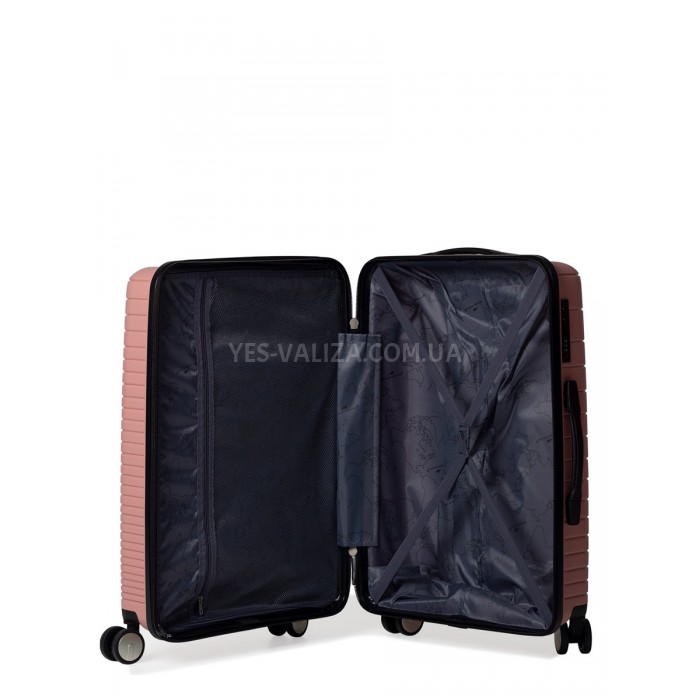 Чемодан большой L полипропилен пудра 75х50х30/101л/4.6кг/Madison 33703, фото 10