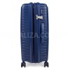 Валіза середня M поліпропілен синя 67х47х26(+5)см/83л/3.7кг/Snowball, фото 14