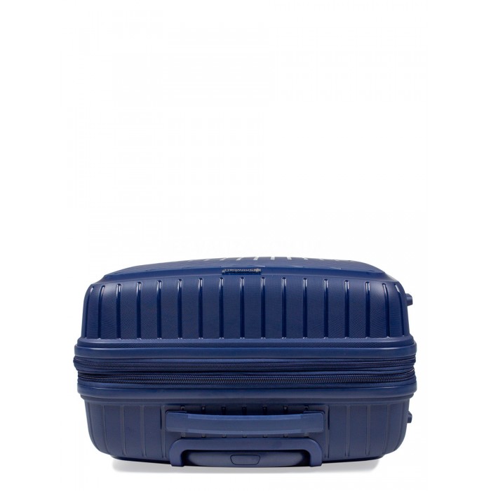 Чемодан средний M полипропилен синий 67х47х26(+5)см/83л/3.7кг/Snowball, фото 7
