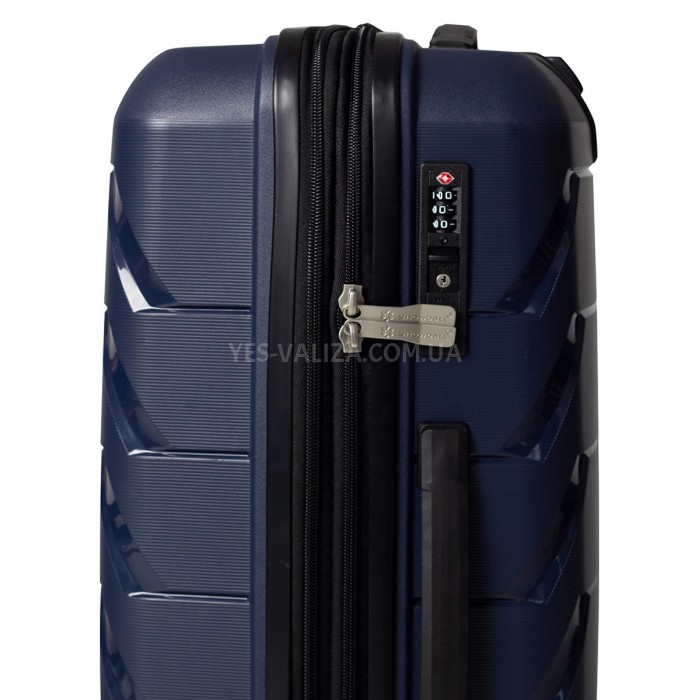 Валіза велика L поліпропілен синя 76х51х29+5/115л/4.6кг/Snowball 33603, фото 6