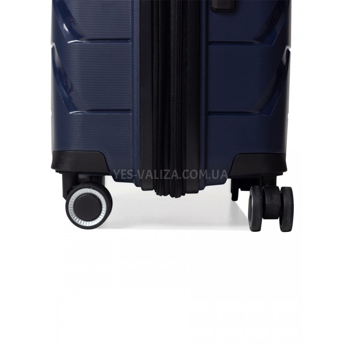 Чемодан большой полипропилен синий 76х51х29+5/115л/4.6кг/Snowbal 33603, фото 7