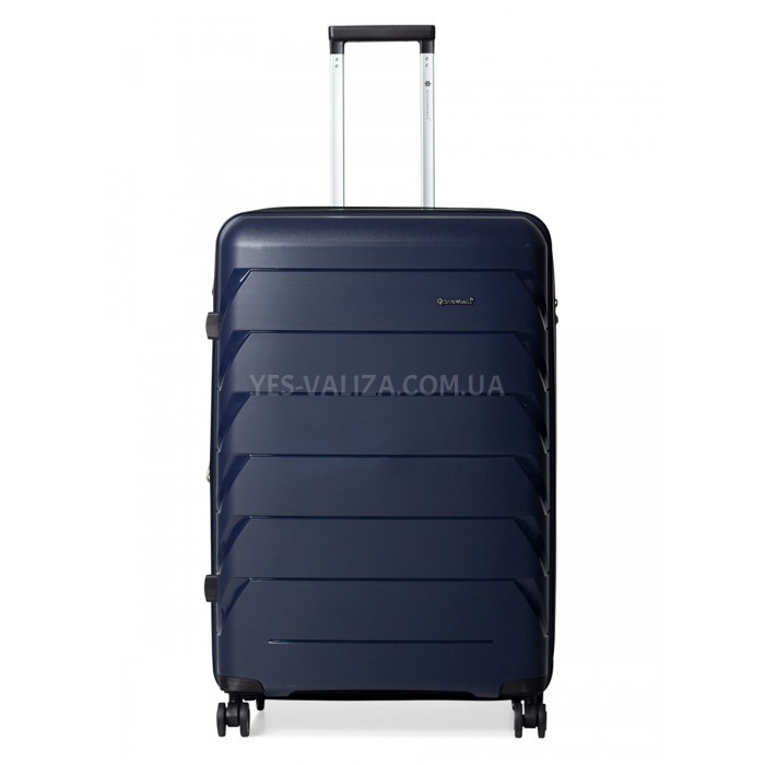 Валіза велика L поліпропілен синя 76х51х29+5/115л/4.6кг/Snowball 33603, фото 2