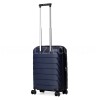 Валіза ручна поклажа S поліпропілен синя 55х36х20+5/43л/2.9кг/Snowball, фото 13