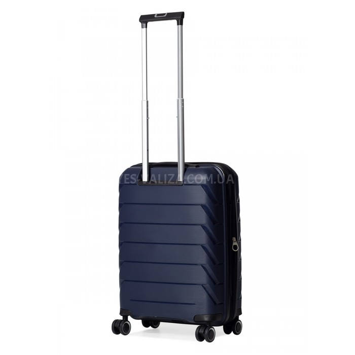Валіза ручна поклажа S поліпропілен синя 55х36х20+5/43л/2.9кг/Snowball, фото 3