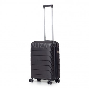 Валіза ручна поклажа S поліпропілен чорна 55х36х20+5/43л/2.9кг/Snowbal
