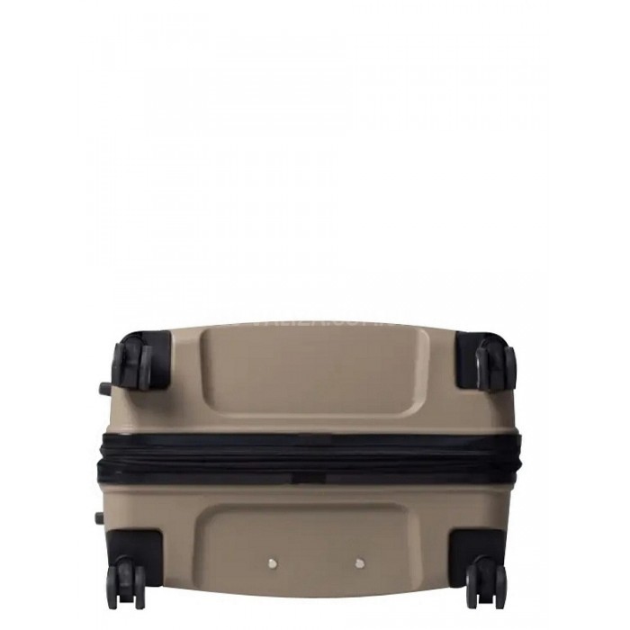 Чемодан средний полипропилен шампань 66х44х26+5/77л/3.7кг/Snowbal33603, фото 6