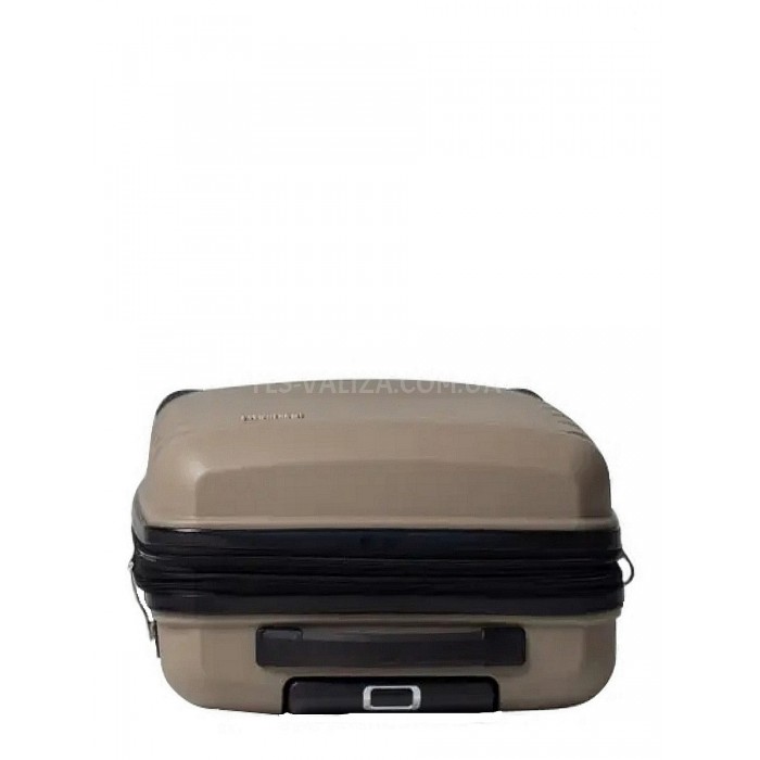 Валіза середня поліпропілен шампань 66х44х26+5/77л/3.7кг/Snowbal 33603, фото 5