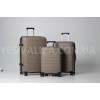 Чемодан ручная кладь полипропилен шампань 55х36х20+5/43л/2.9кг/Snowbal, фото 19