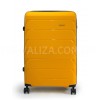 Чемодан большой полипропилен жёлтый 76х51х29+5/115л/4.6кг/Snowbal33603, фото 12