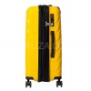 Чемодан средний полипропилен жёлтый 66х44х26+5/77л/3.7кг/Snowbal 33603, фото 11