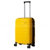 Чемодан средний полипропилен жёлтый 66х44х26+5/77л/3.7кг/Snowbal 33603, фото 8
